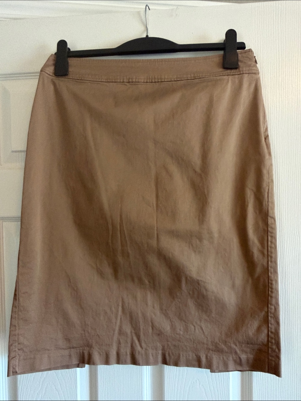 Allison Taylor Tan Pencil Skirt, size 10